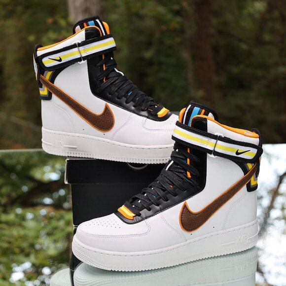 Nike Air Force 1 High Riccardo Tisci White Brown - Picture 1 of 16